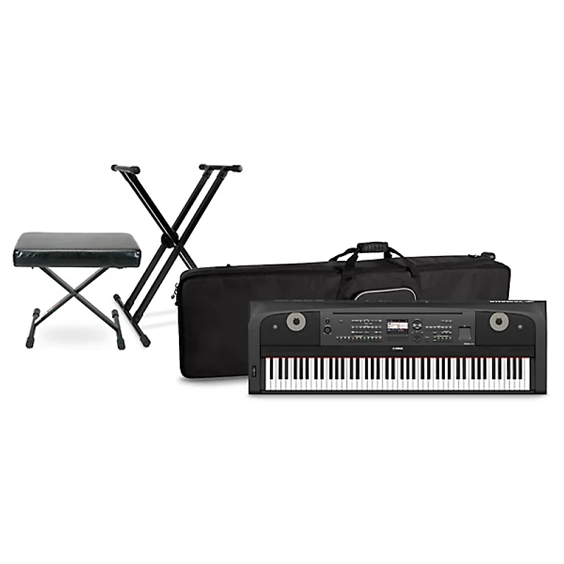 Yamaha DGX-670 88-Key Arranger Piano Package With Soft Keyboard Case (Bench/Stand Included