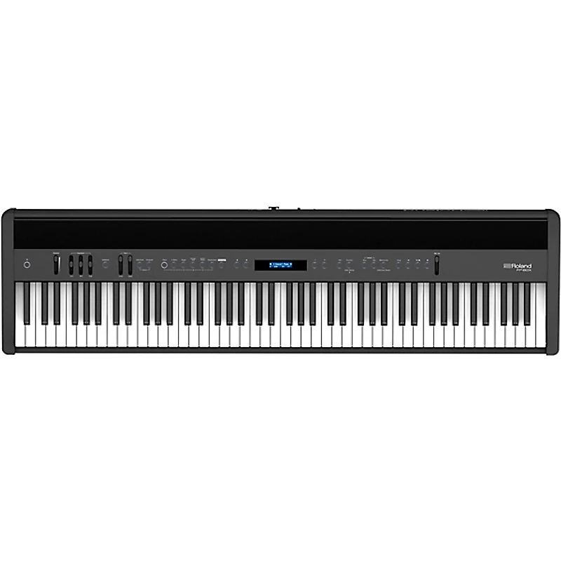 Roland FP-60X 88-Key Digital Piano with Warm Audio WA-CAB Headphone Package (Pedals/Bench/Stand Included) Black
