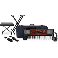 KORG Pa700 61-key Arranger Workstation with Tascam TH-200X Studio Headphone Package (Pedals/Bench/Stand/Bag Included)