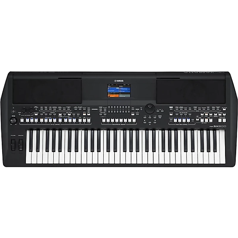 Yamaha PSRSX600 61-key Arranger Workstation with Tascam TH-200X Studio Headphone Package (Pedals/Bench/Stand/Bag Included)