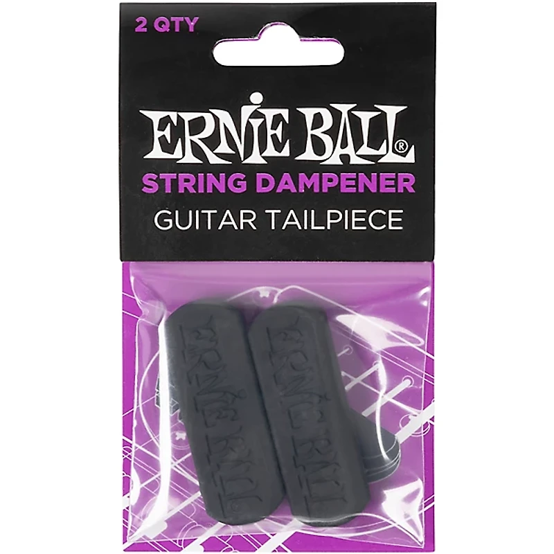Ernie Ball Guitar Tailpiece String Dampener Black