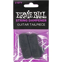 Ernie Ball Guitar Tailpiece String Dampener Black