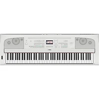 Yamaha DGX-670 88-Key Portable Grand Piano With Matching Stand & Bench - White