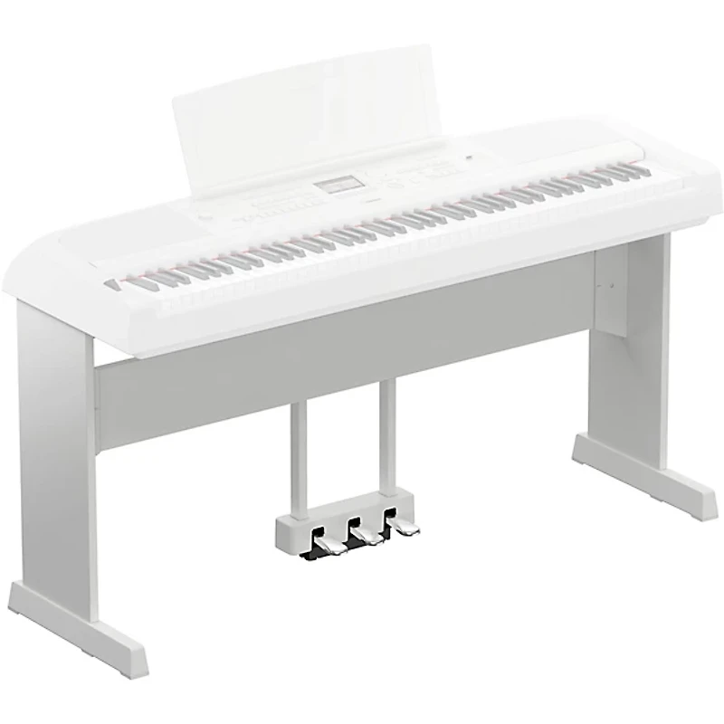 Yamaha DGX-670 88-Key Portable Grand Piano With Matching Stand & Bench - White