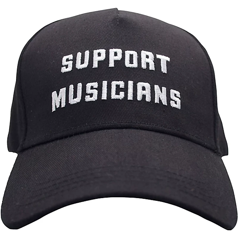 Guitar Center Support Musicians Embroidered Black Dad Hat