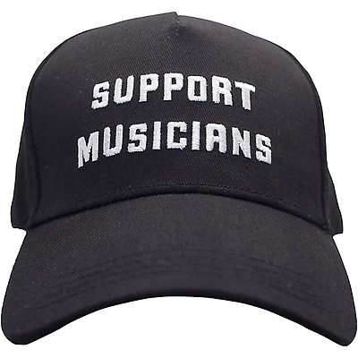 Guitar Center Support Musicians Embroidered Black Dad Hat