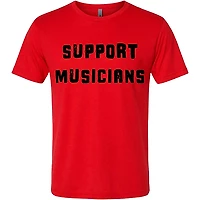 Guitar Center Support Musicians Unisex Red T Shirt