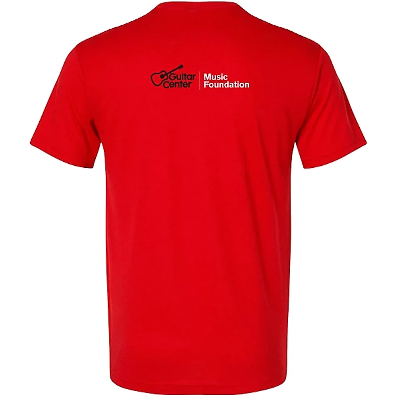 Guitar Center Support Musicians Unisex Red T Shirt
