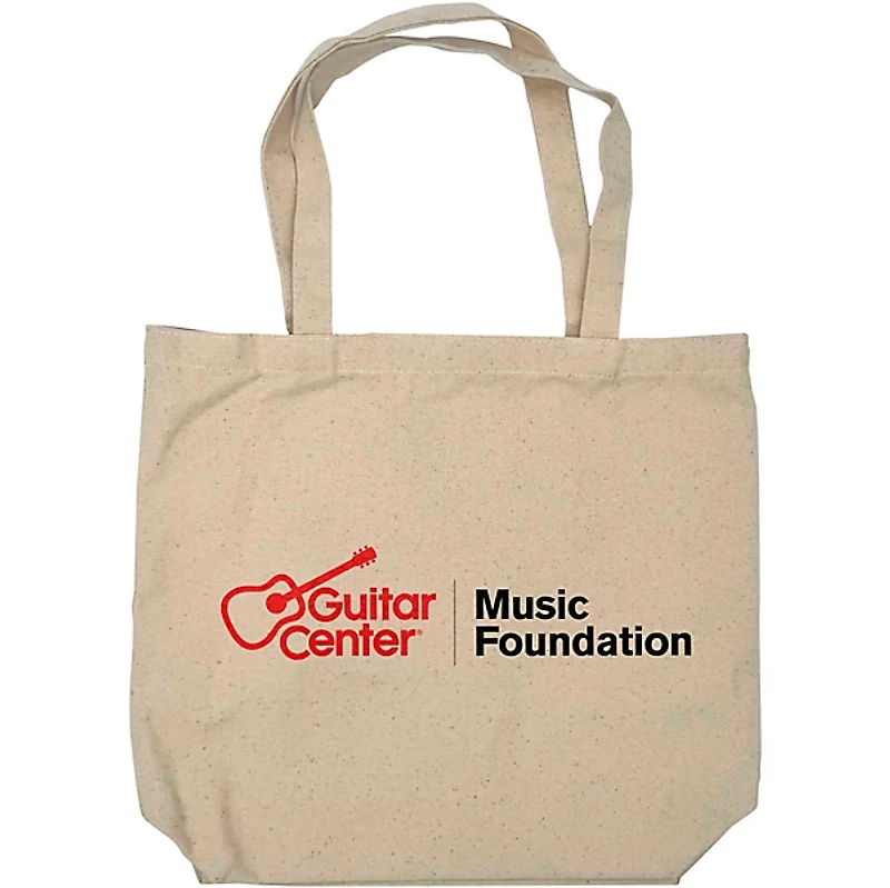 Guitar Center Support Musicians Natural Tote Bag Natural