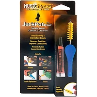 Music Nomad JackPot Music Gear Contact Cleaner with Deoxit & Cleaning Brush