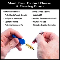 Music Nomad JackPot Music Gear Contact Cleaner with Deoxit & Cleaning Brush