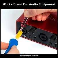 Music Nomad JackPot Music Gear Contact Cleaner with Deoxit & Cleaning Brush