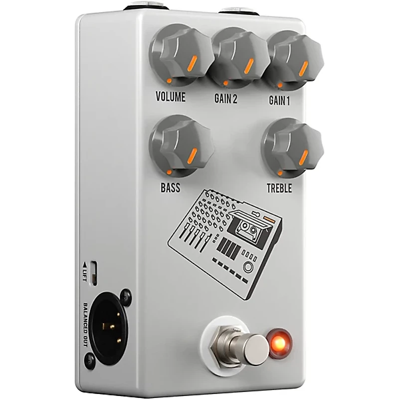 JHS Pedals 424 Gain Stage Fuzz Effects Pedal Gray