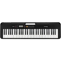Casio Casiotone CT-S200 61-key Portable Arranger Keyboard with Warm Audio WA-CAB Headphone Package (Pedals/Bench/Stand Included)