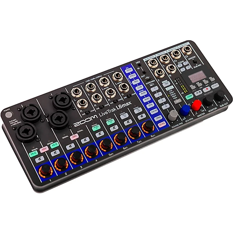 Zoom LiveTrak L6Max 12-Channel Mixer and Recorder