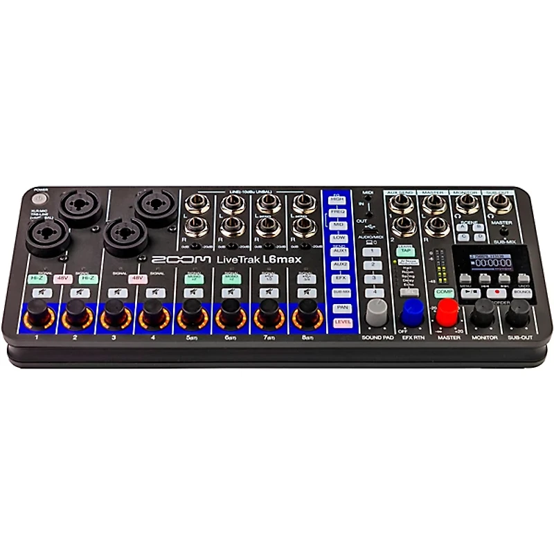 Zoom LiveTrak L6Max 12-Channel Mixer and Recorder