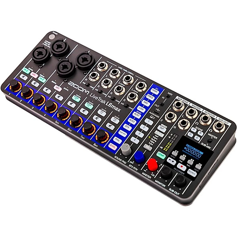 Zoom LiveTrak L6Max 12-Channel Mixer and Recorder