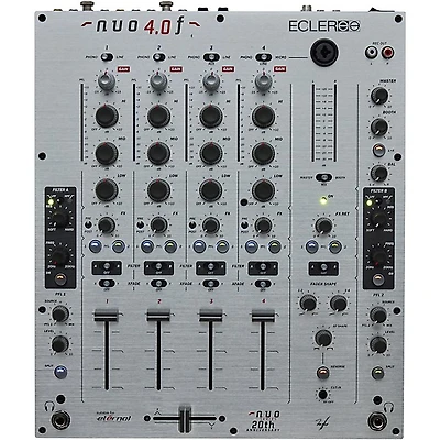 Ecler NUO 4.0F Analogue 4-Channel DJ Mixer Silver