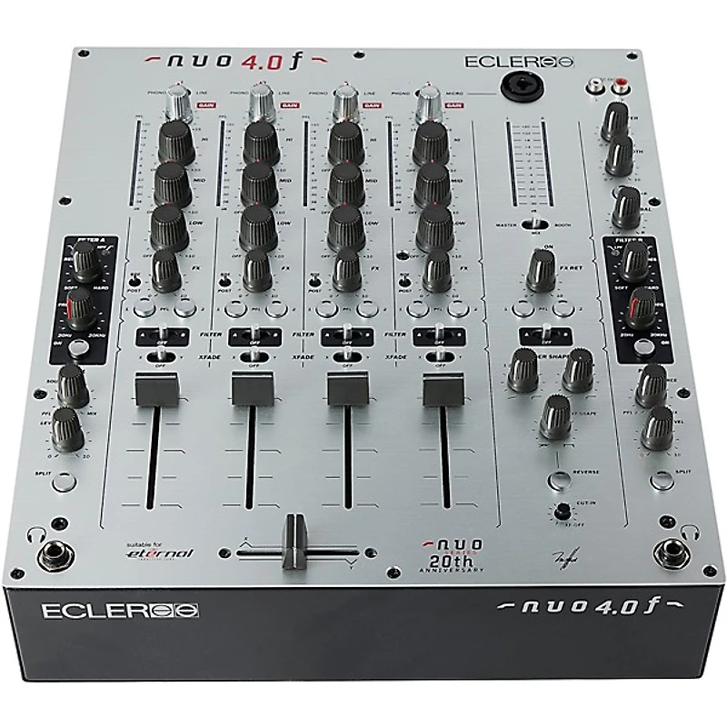 Ecler NUO 4.0F Analogue 4-Channel DJ Mixer Silver