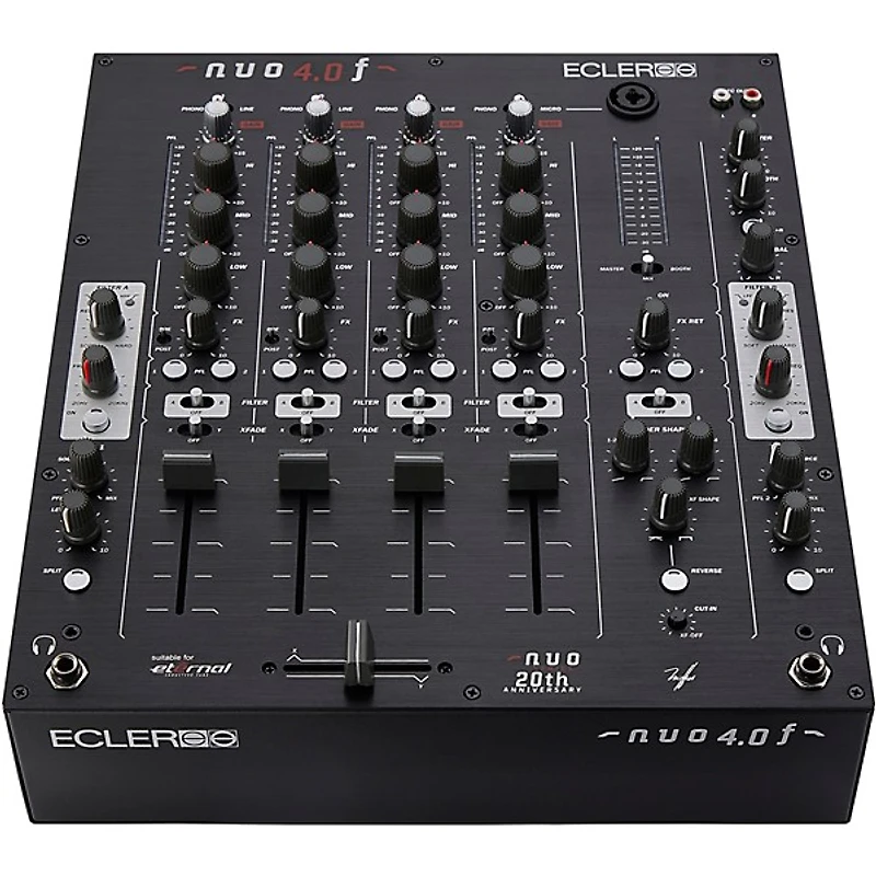 Ecler NUO 4.0F Analogue 4-Channel DJ Mixer Black