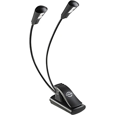 K&M Music Stand Double 2 LED FlexLight
