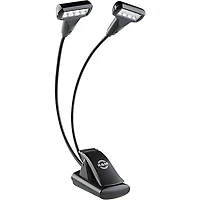 K&M Music Stand Double 4 LED T-Model FlexLight