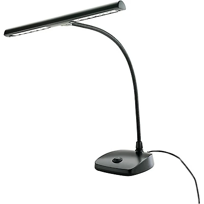 K&M Black LED Piano Lamp