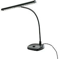 K&M Black LED Piano Lamp