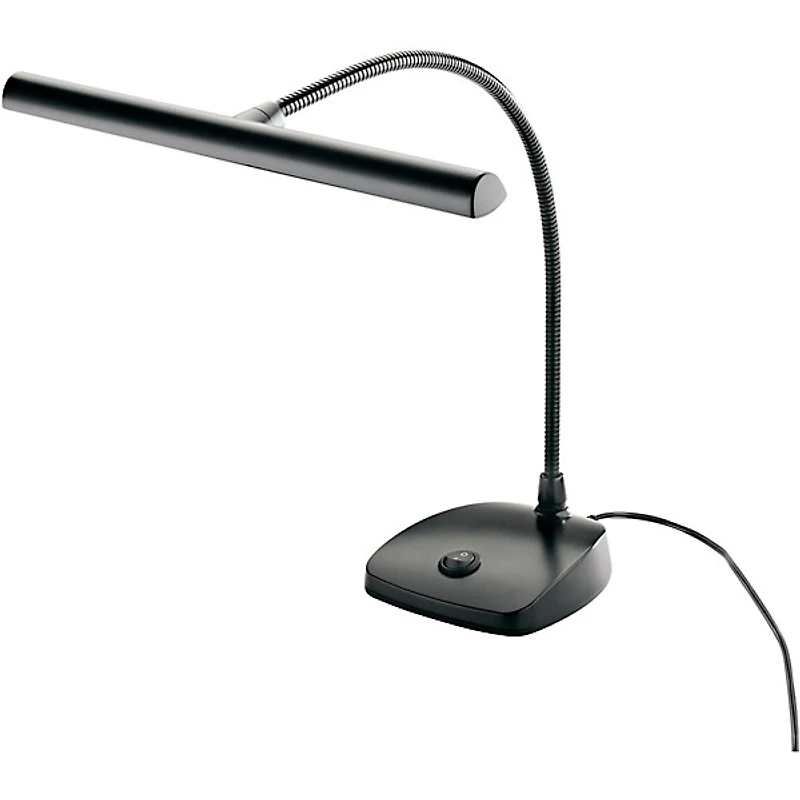 K&M Black LED Piano Lamp