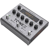 IK Multimedia TONEX Bass Edition Amp Modeler Effects Pedal Aluminum Silver