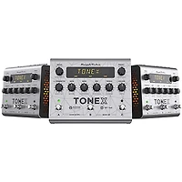 IK Multimedia TONEX Bass Edition Amp Modeler Effects Pedal Aluminum Silver