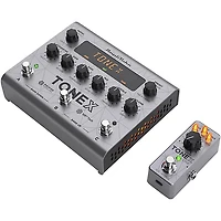 IK Multimedia TONEX Bass Edition Amp Modeler Effects Pedal Aluminum Silver