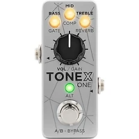 IK Multimedia TONEX ONE Bass Edition Amp Modeler Pedal - Aluminum Silver