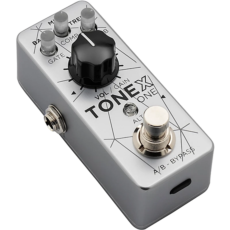 IK Multimedia TONEX ONE Bass Edition Amp Modeler Pedal - Aluminum Silver