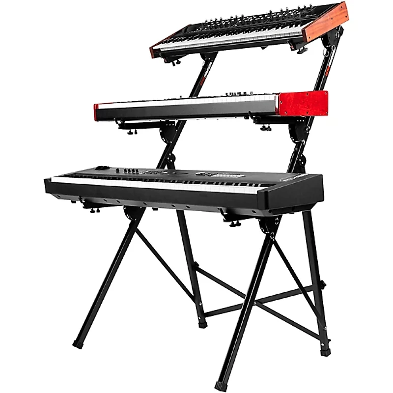 Gator Frameworks GFW-KEY3TIER-A 3-Tier A-Frame Keyboard Stand