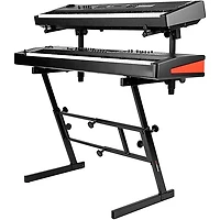 Gator Frameworks GFW-KEY-Z2000 Adjustable Z-Style Keyboard Stand w/ 2nd Tier