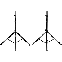 Rok-It RI-SPKRSTDSET-250-AL Aluminum Tripod Speaker Stand Set w/ Deluxe Bag