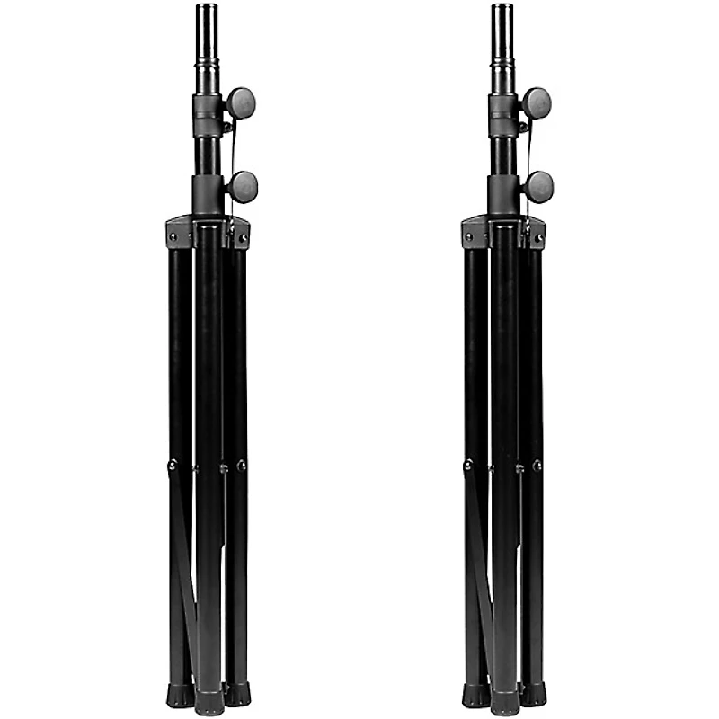 Rok-It RI-SPKRSTDSET-250-AL Aluminum Tripod Speaker Stand Set w/ Deluxe Bag