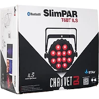 CHAUVET DJ SlimPAR T6 BT ILS Compact RGB LED PAR Wash Light With Bluetooth