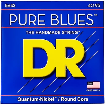 DR Strings Pure Blues PBVW-40 Electric Bass Strings (40-95)