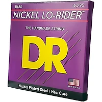 DR Strings Nickel Lo-Rider NLLH-40 Electric Bass Strings (40-95)