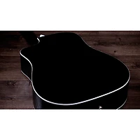 Taylor 250ce Plus 10-String Dreadnought Acoustic-Electric Bajo Quinto Black