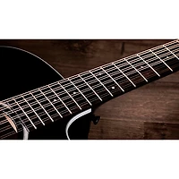 Taylor 250ce Plus Doce Doble 12-String Dreadnought Acoustic-Electric Guitar Black