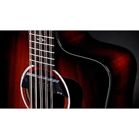 Taylor 260ce-K DLX 10-String Dreadnought Acoustic-Electric Bajo Quinto Shaded Edge Burst