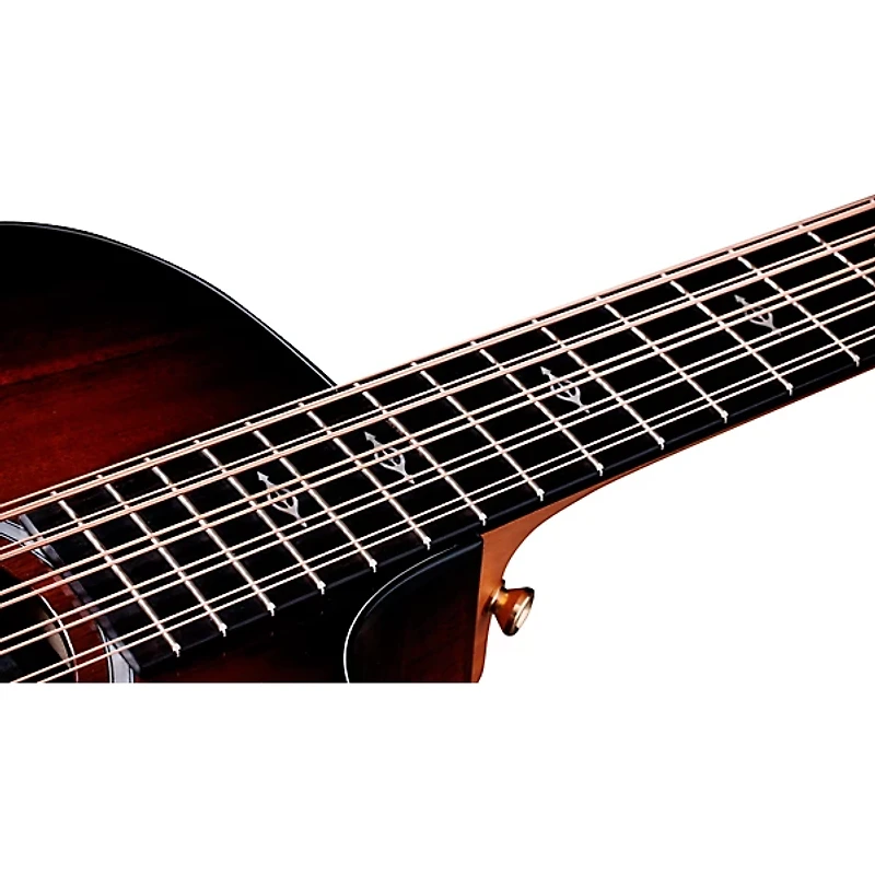 Taylor 260ce-K DLX 10-String Dreadnought Acoustic-Electric Bajo Quinto Shaded Edge Burst
