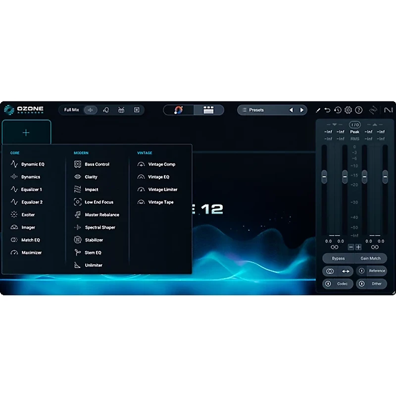iZotope Ozone 12 Standard: Crossgrade from any paid iZotope product