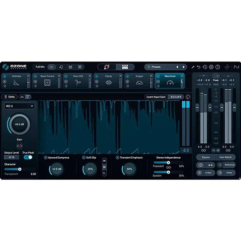iZotope Ozone 12 Standard: Crossgrade from any paid iZotope product