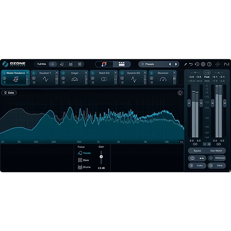iZotope Ozone 12 Advanced: Upgrade from any previous version of Ozone Standard