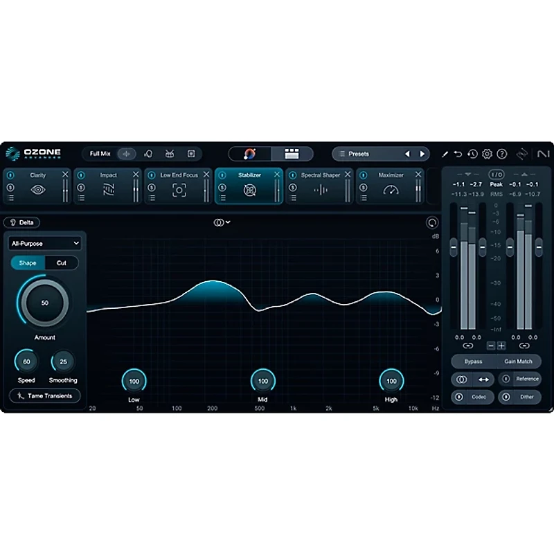 iZotope Ozone 12 Advanced: Upgrade from any previous version of Ozone Standard