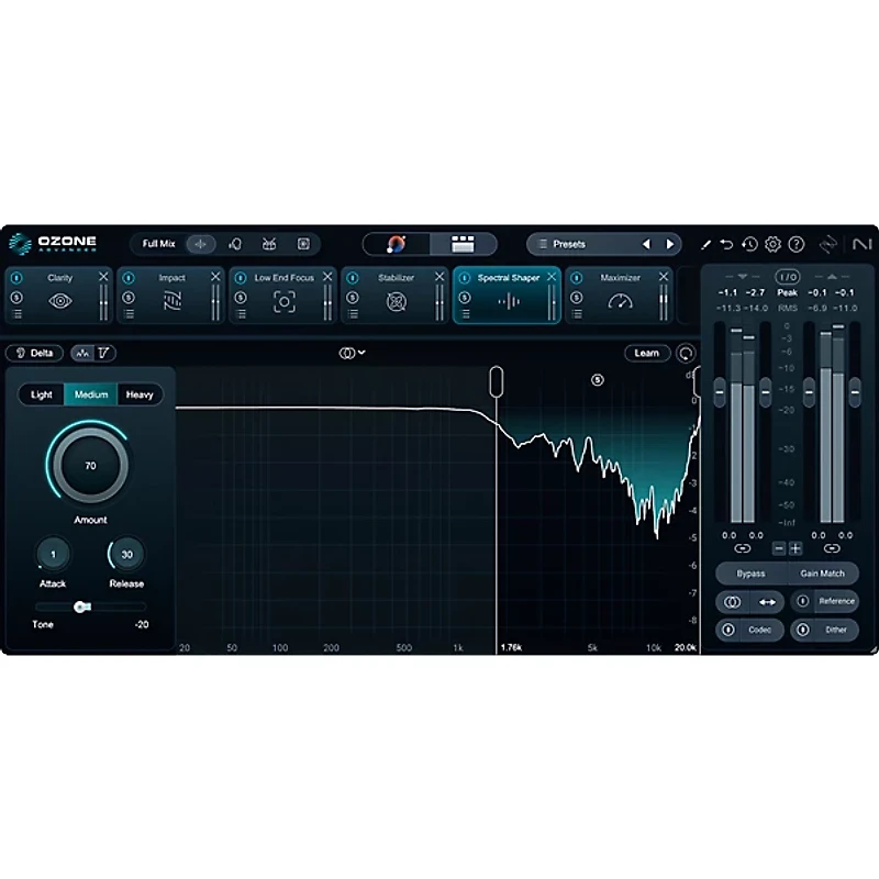 iZotope Ozone 12 Advanced: Upgrade from any previous version of Ozone Standard